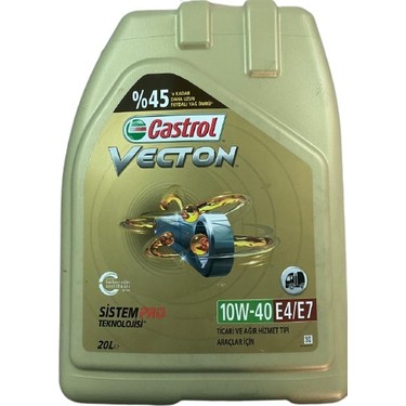 CASTROL VECTON 10W-40 E4/E7 ,10W40 E47/E7,CASTROL VECTON,ORJINAL CASTROL